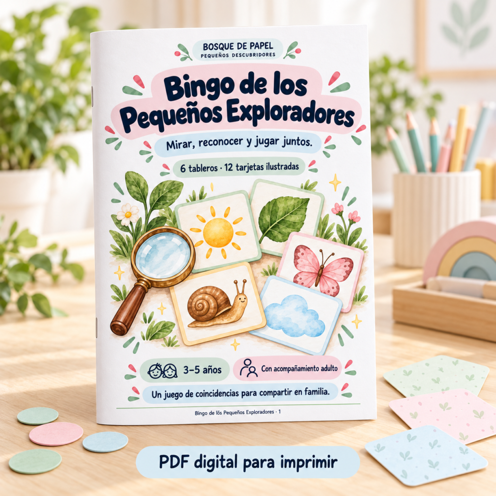 Bingo de los Pequeños Exploradores